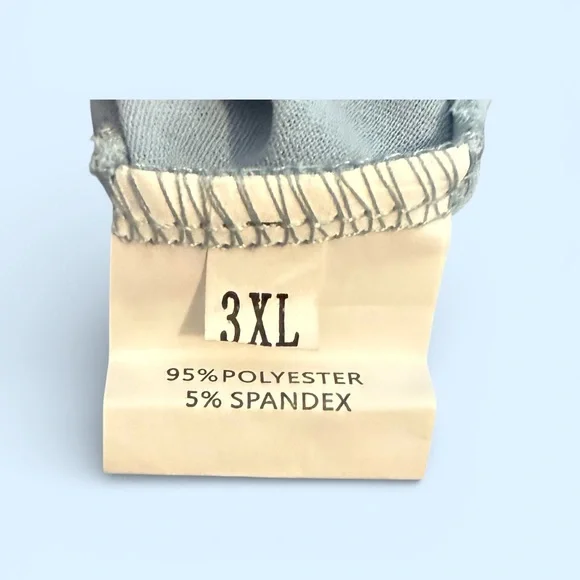 Elegant Powder Blue Women's Top - Picture 3 of 3